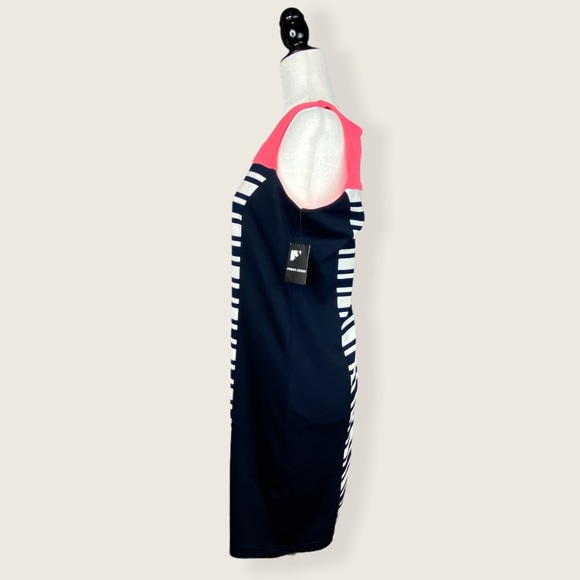 NWT Point Zero Striped Mini Navy/White Dress Small - Picture 8 of 13